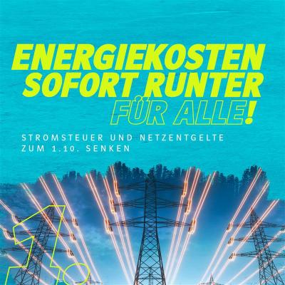 Punkt 1: Energiekosten sofort runter für alle!